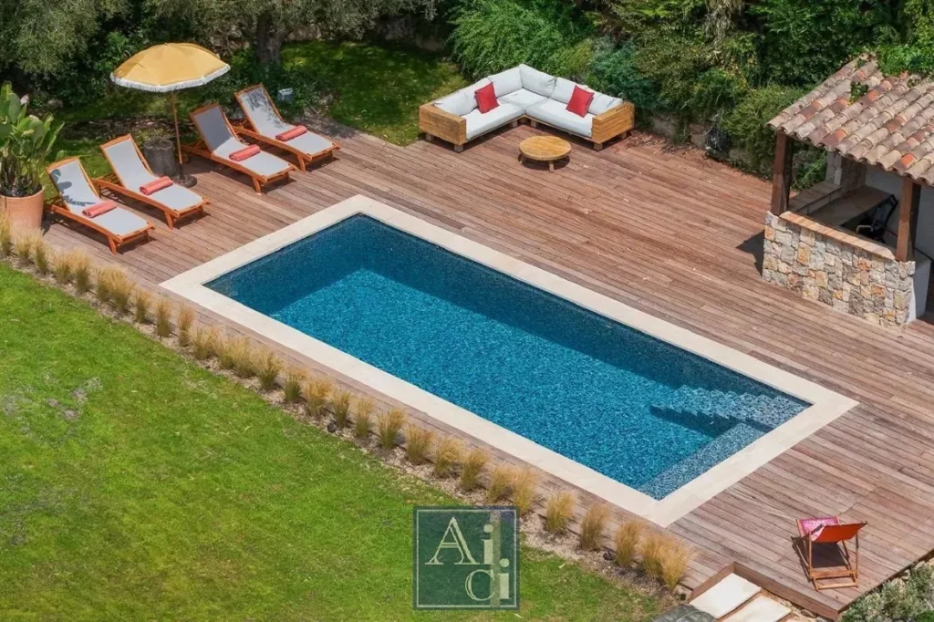 Vista aerea - Renovated Bastide with Pool near Cannes