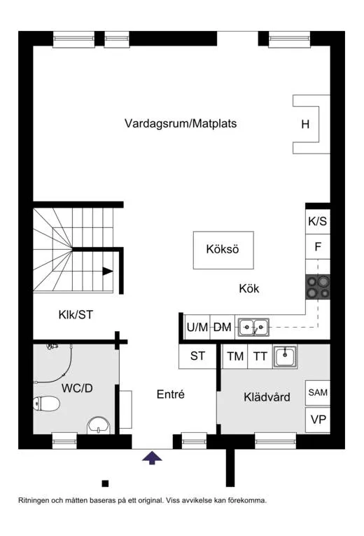 Plaan - Modern Terraced House with Garden in Eskilsminne