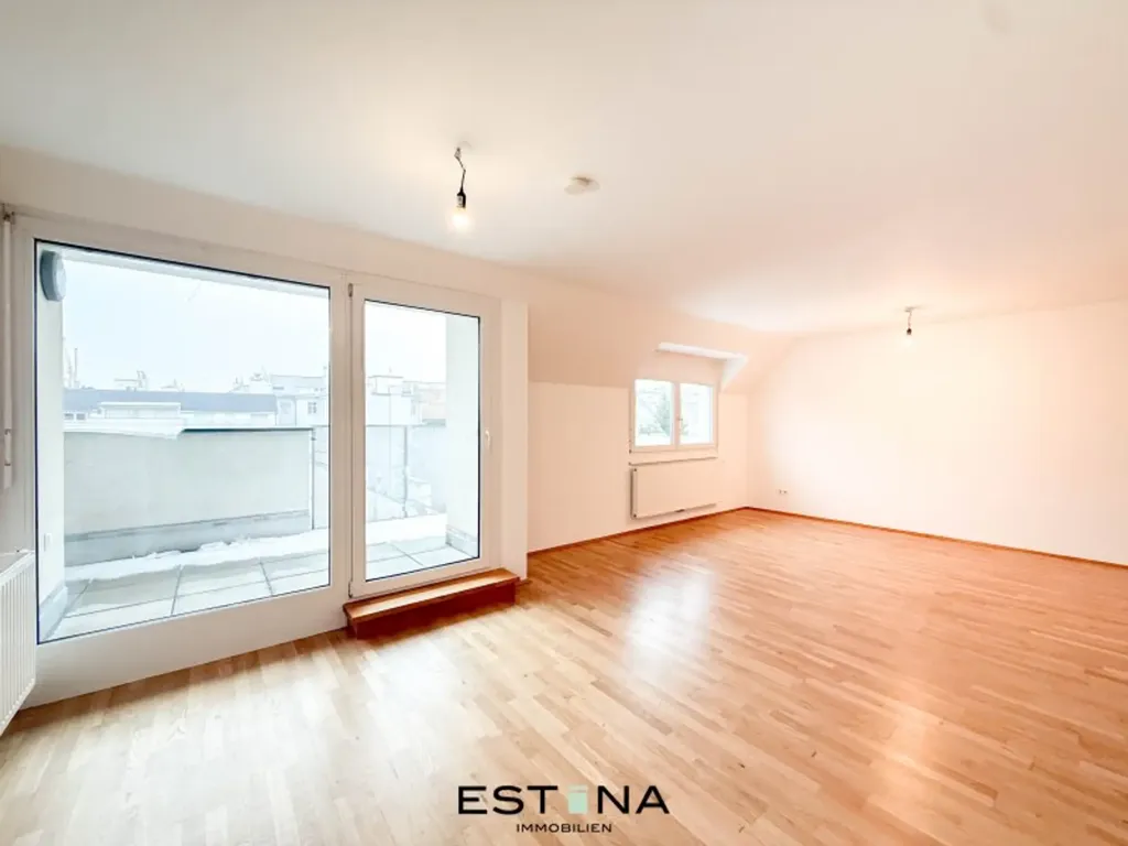 Living Room - Apartment with Sunny Terrace in Mariahilf