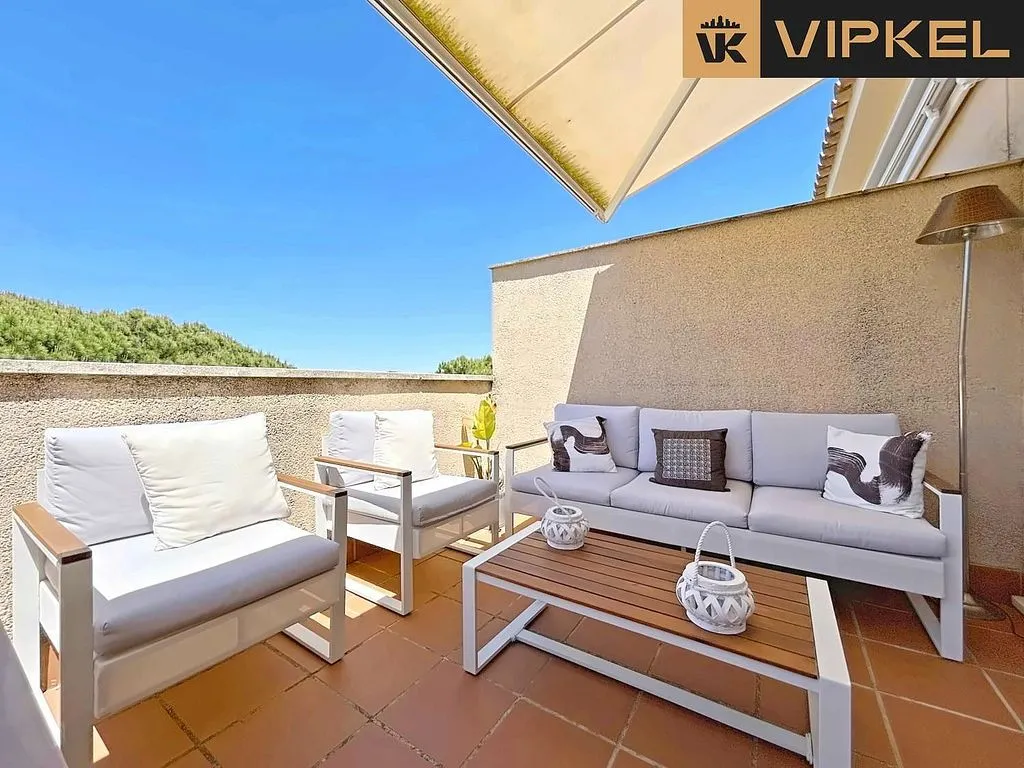 Terrace - Penthouse with Pool and Golf View in Novo Sancti Petri