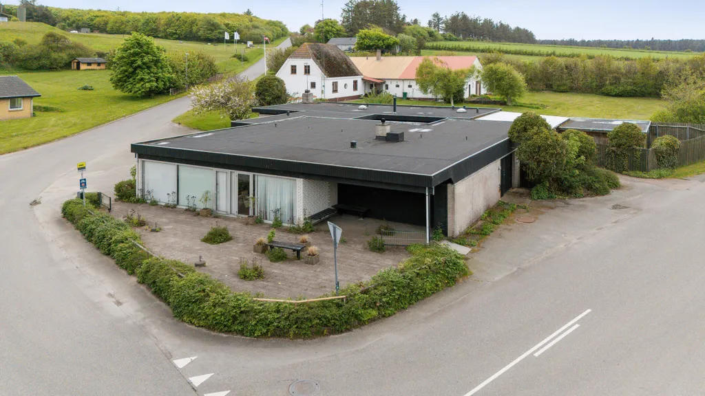 Vue aérienne - Villa with Large Grounds in Vigsø