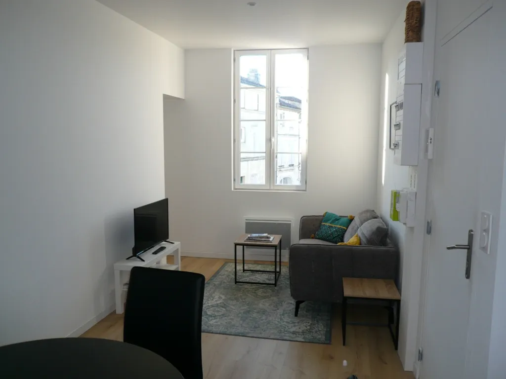 Séjour - Furnished Flat in Cognac City Centre