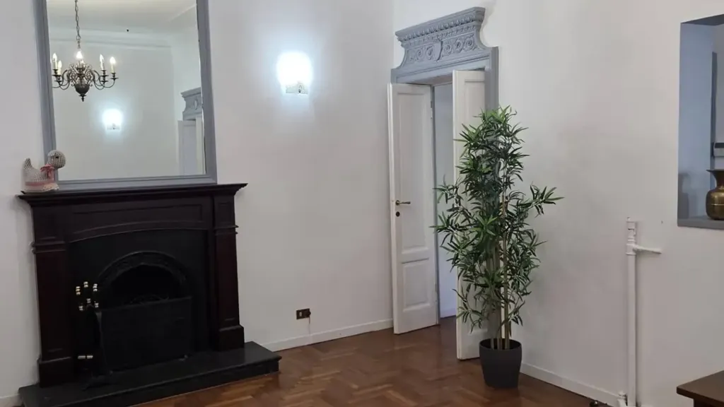 Séjour - Historic Building Apartment with Private Parking in Milan