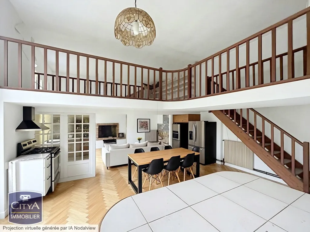 Living Room - Renovated House with Garden in Chartres Centre