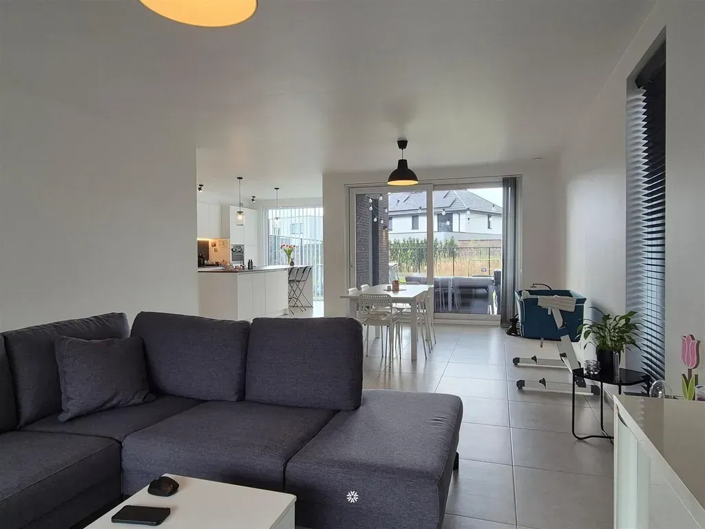 Séjour - Nouvelle Construction Moderne avec Terrasse à Lokeren