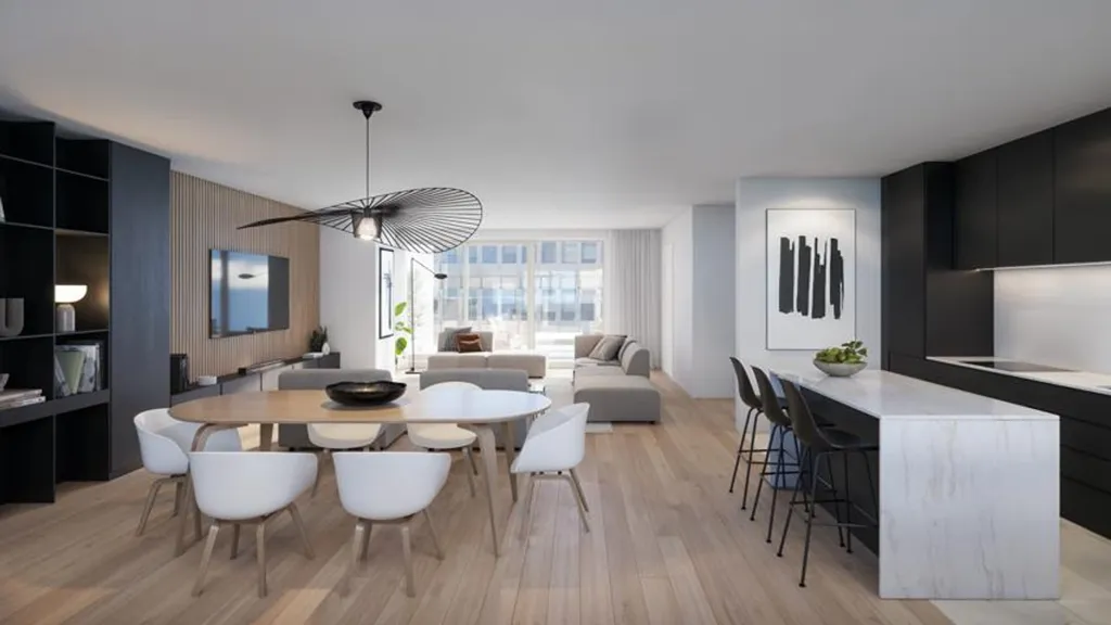 Salle à manger - Appartements Neufs avec Prestations de Qualité à Bruxelles