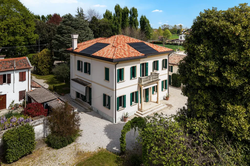 Vue aérienne - Liberty-Style Residence with Private Park in Zero Branco