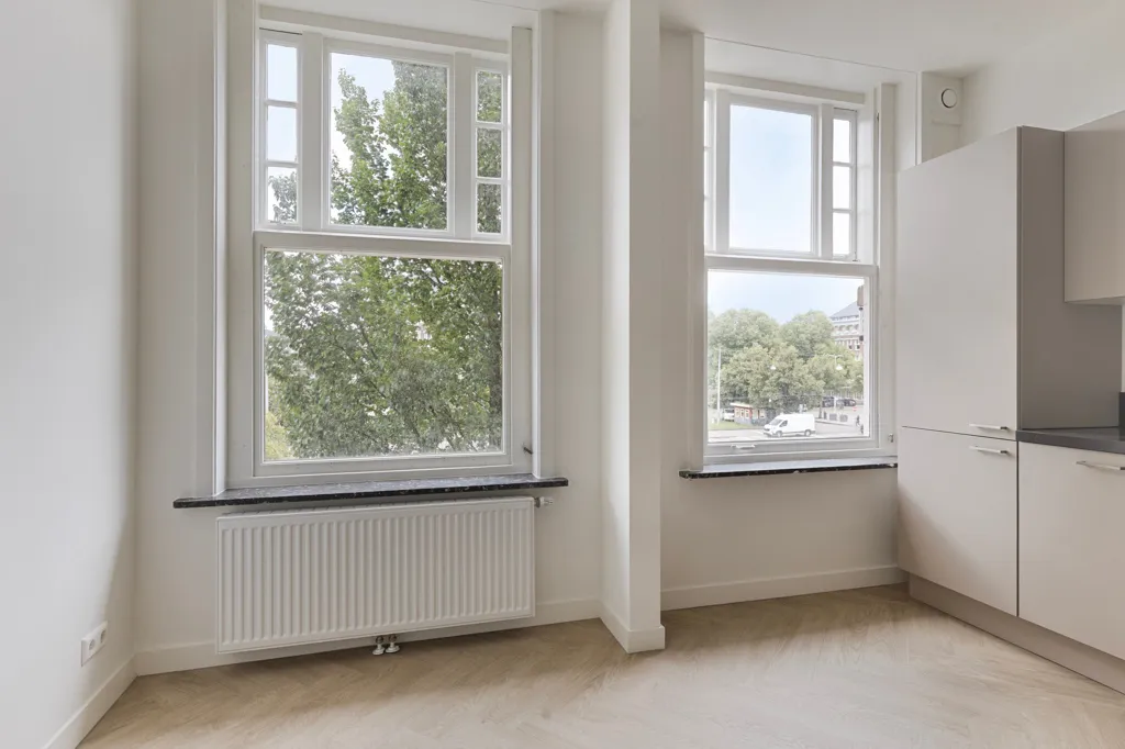 Köök - Corner Apartment with South Facing in Amsterdam