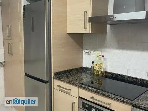 Cuisine - Furnished Flat with Balcony in Pinedo