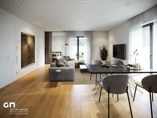 Salle à manger - Appartement Neuf avec Fibre Optique à Hollerich