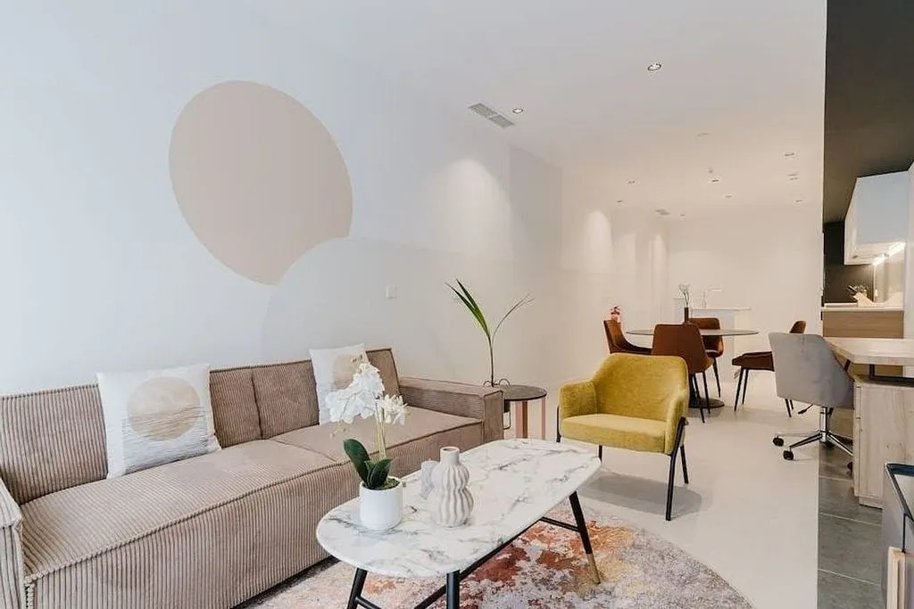 Living Room - Ground Floor Flat with A/C in Eixample Centre