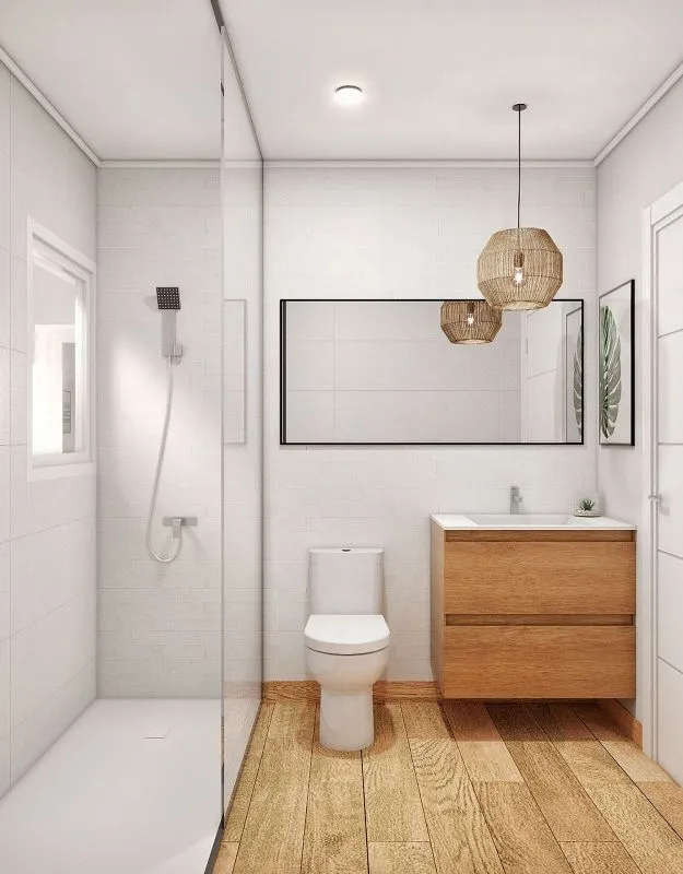 Bathrooms - New Flat with Pool on Avenida de Febrero