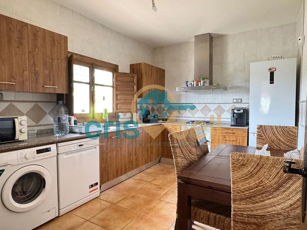 Cuisine - Rural House with Terrace in Zarcilla de Ramos