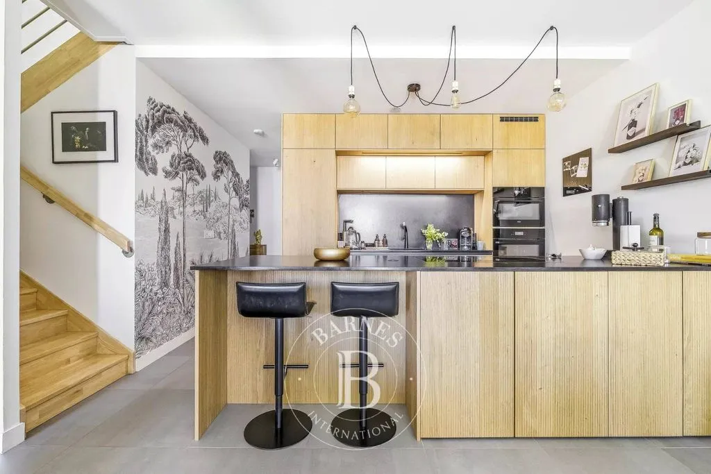 Cuisine - Appartement Luxe Duplex avec Loggia à Bordeaux