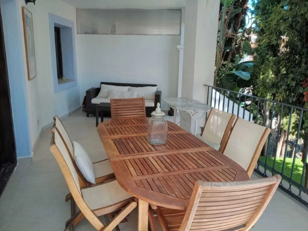Terrasse - Semidetached House with Patio in Estepona