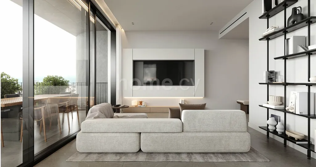 Wohnzimmer - Off-Plan Apartment with Veranda in Limassol