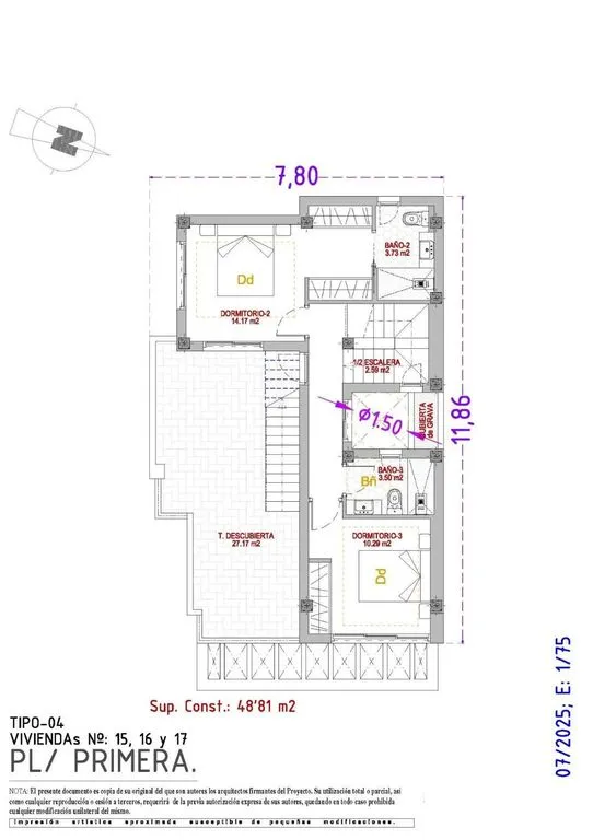 Plan - Modern Villa with Sea Views in Finestrat