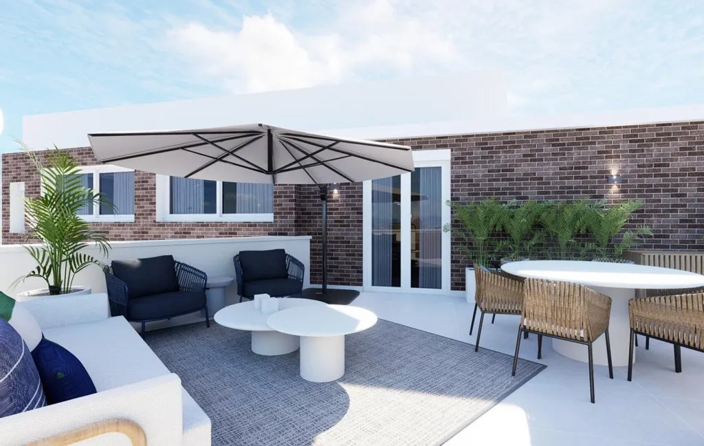Terrasse - Attic Apartment with Terrace in Madrid