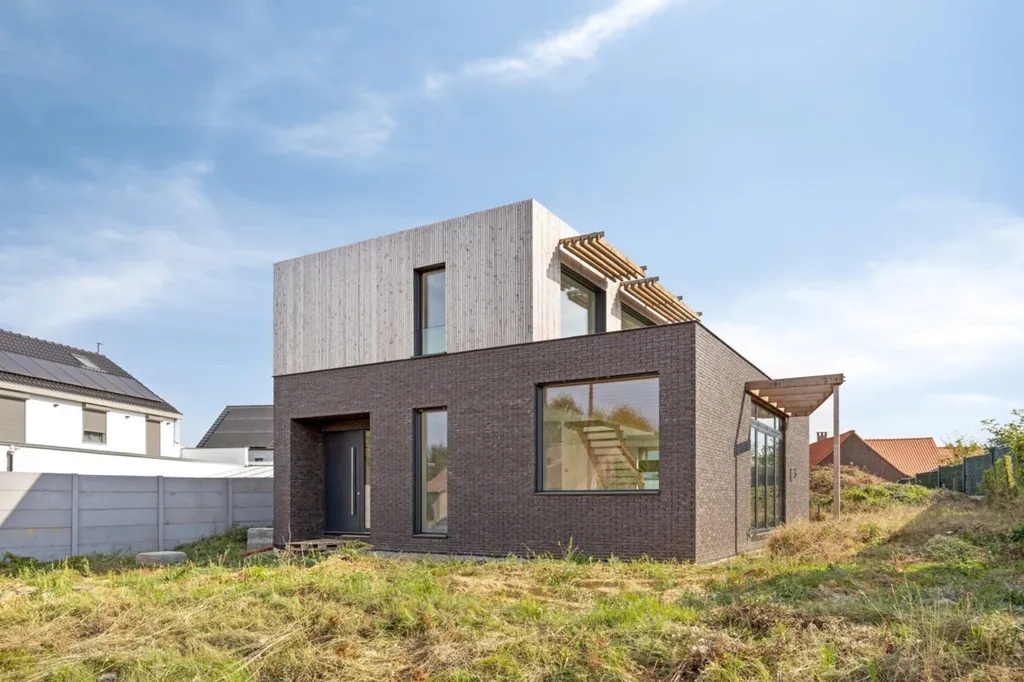 Extérieur - Villa Moderne Économe en Énergie à Lennik