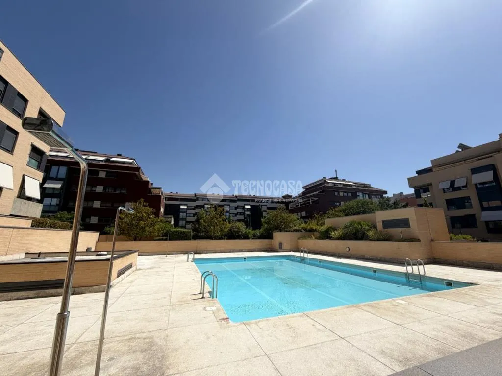 Pool - Penthouse with Terraces in Montecarmelo, Madrid