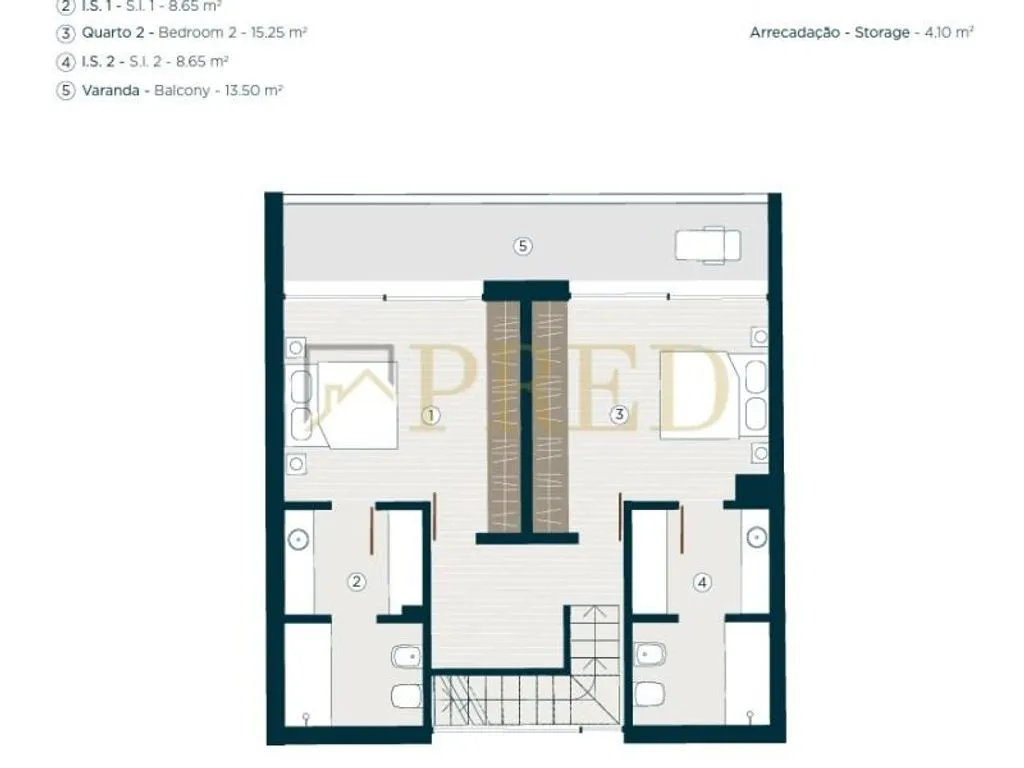 Plaan - Luxury Semidetached Duplex with River Views in Vila Nova de Gaia