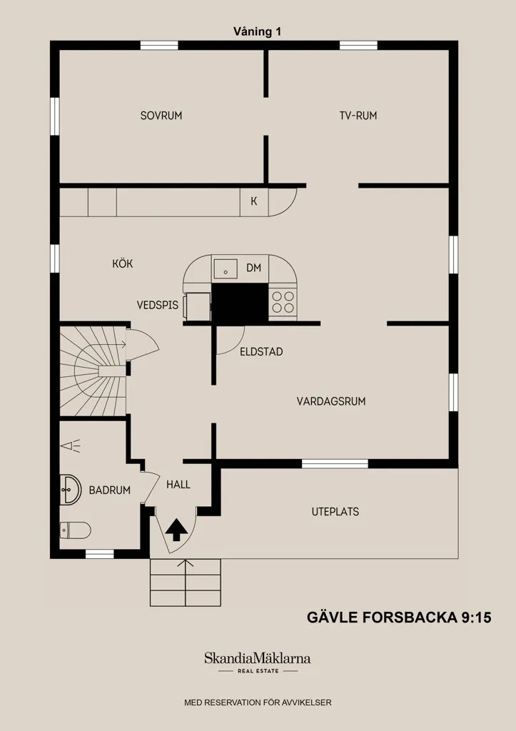 Plan - Villa with Lake View in Gävle