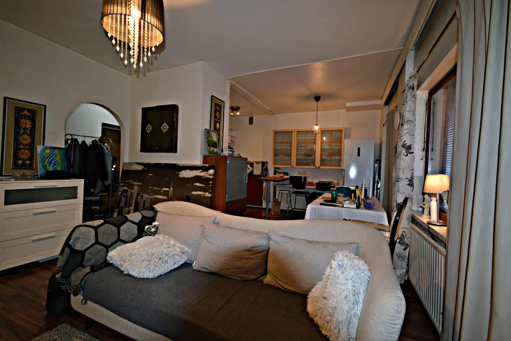 Séjour - Spacious Studio with Balcony in Oulu