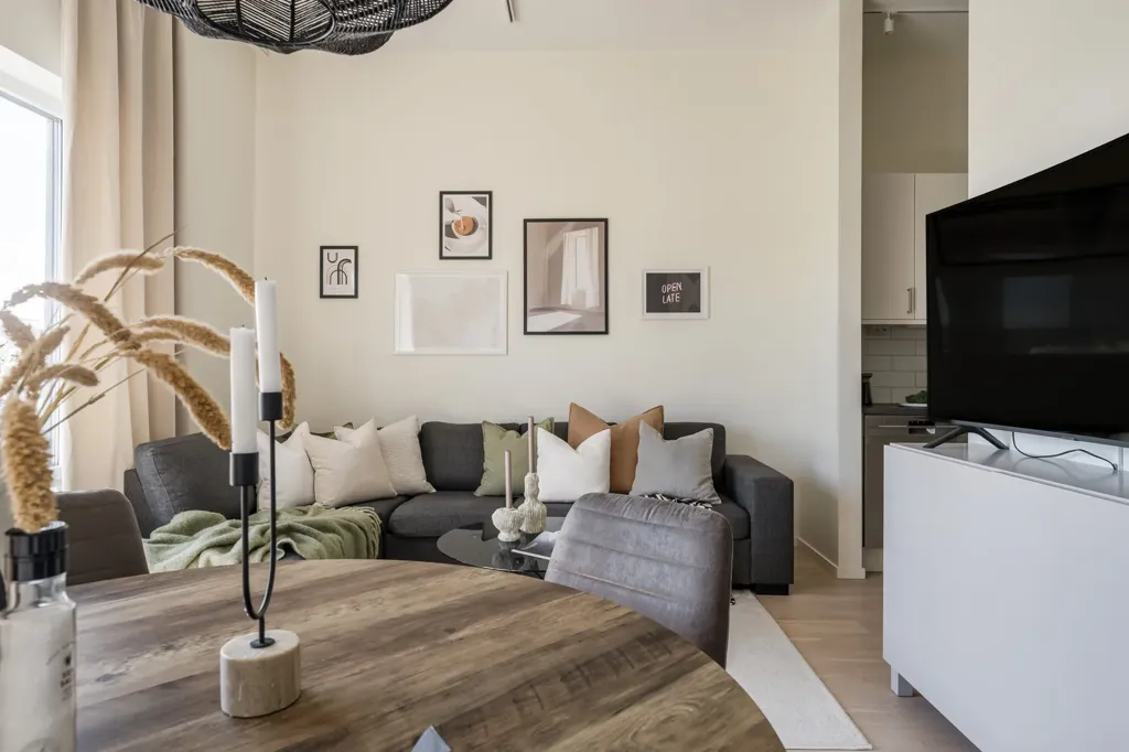 Séjour - Modern Flat with Balcony in Södra Ladugårdsängen