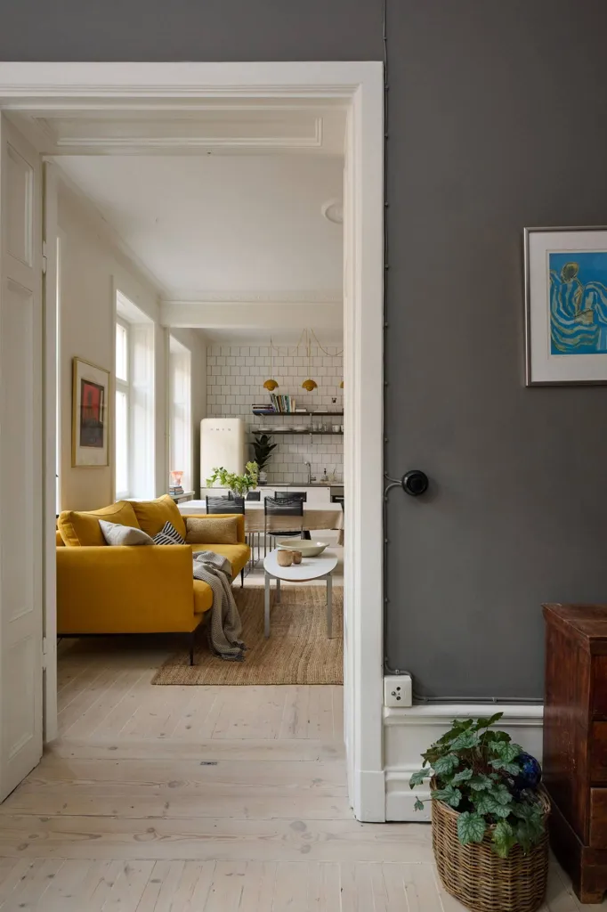 Séjour - Charming Flat with High Ceilings in SoFo