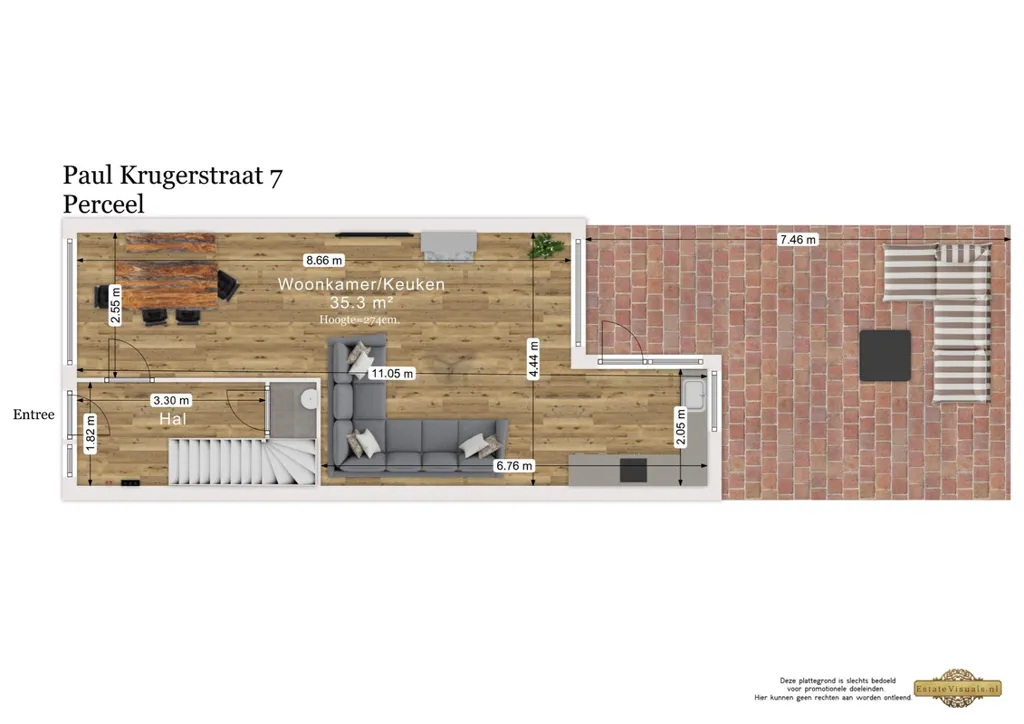 Floor Plan - Characterful Detached House with Garden in Leiden