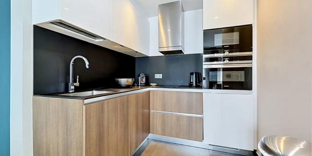 Kitchen - Studio with Sleeping Nook in Sint-Gillis