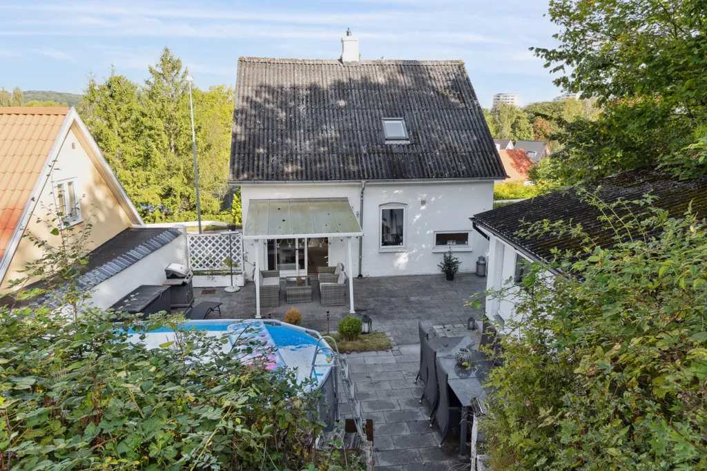 Vue aérienne - Villa with Garden near Vejle
