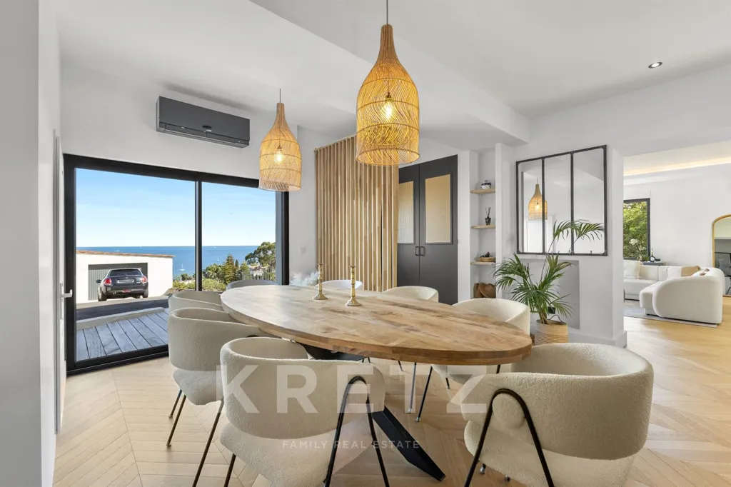Salle à manger - Villa Rénovée avec Vue Mer à Vallauris