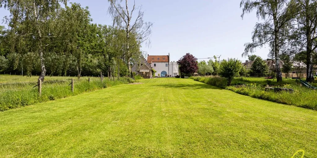 Jardin - Maison Charmante avec Vue sur la Nature à Michelbeke