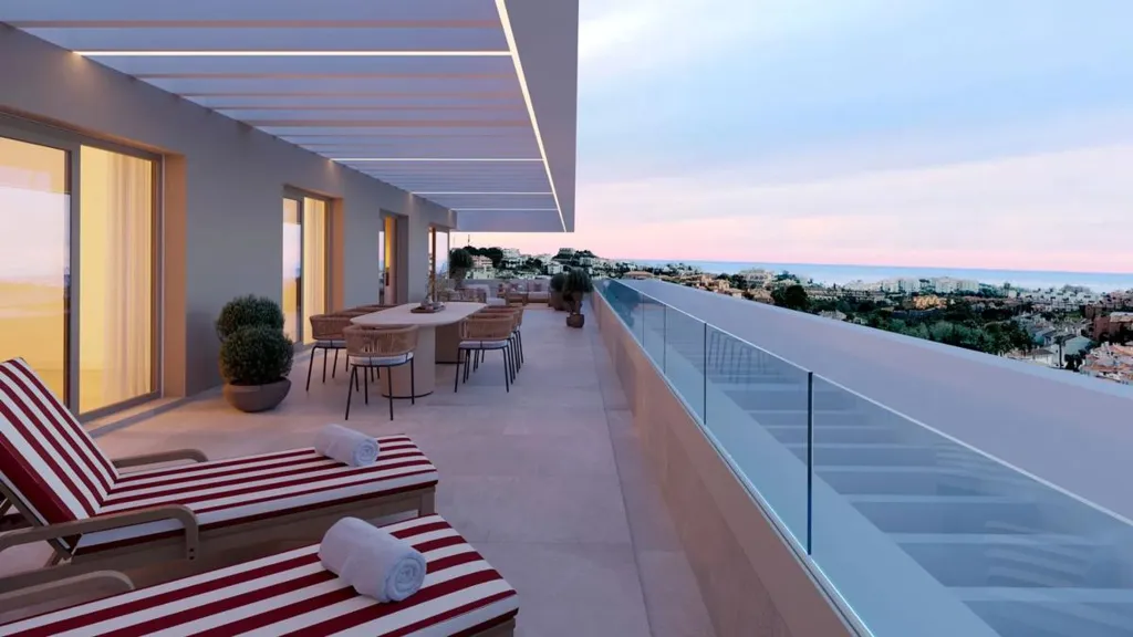 Terrasse - New Build Apartments with Infinity Pool in Mijas Costa