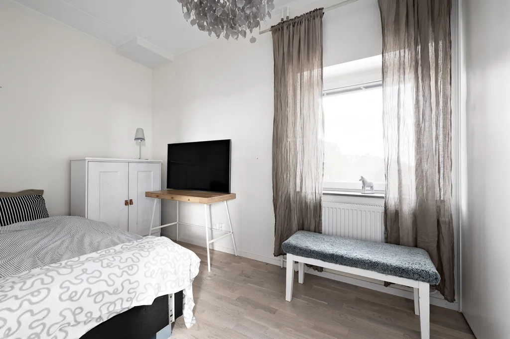 Bedrooms - Apartment with Balcony in Kallhäll