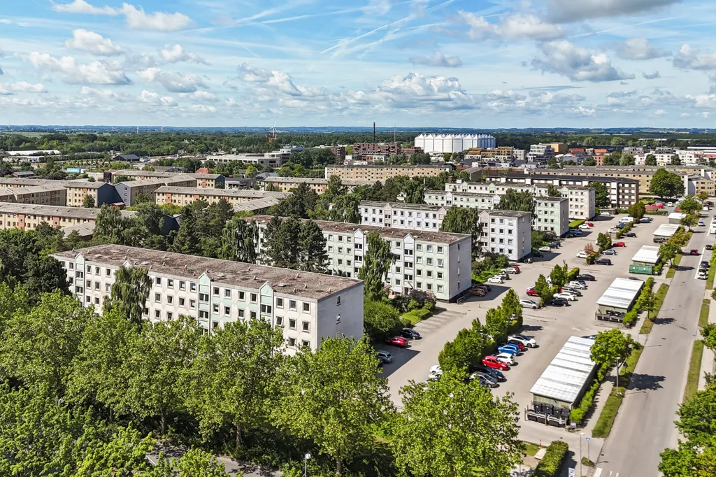 Vista aerea - Apartment with Balcony in Roskilde