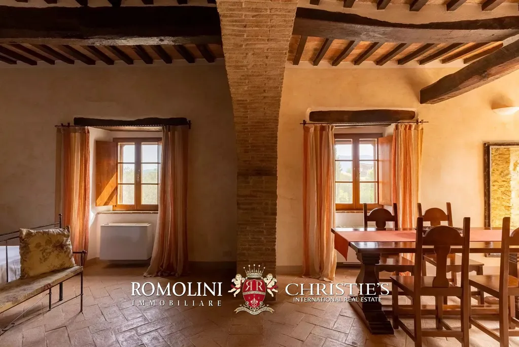 Salle à manger - 17th-Century Villa with Pool in Maremma, Tuscany