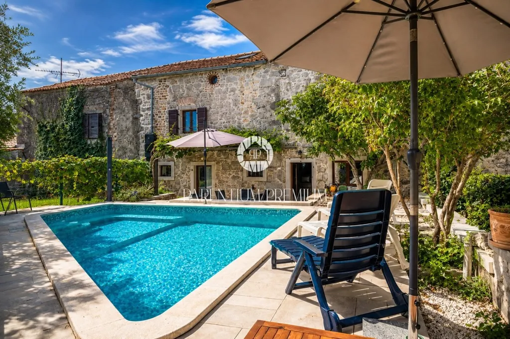Piscine - Charming Stone House with Pool near Poreč