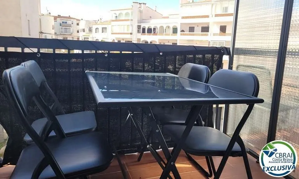 Balcony - 1-Bed Flat with Terrace in Poblat Típicgregal