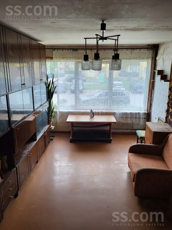 Séjour - Renovated 2-Bedroom Flat with Balcony in Koknese