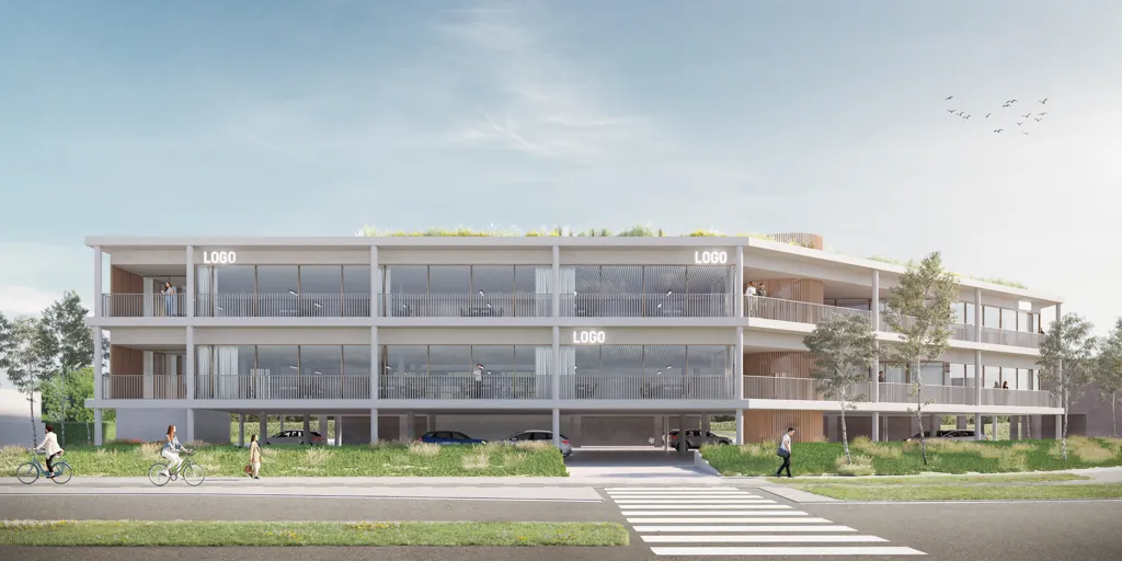 Modern Office Space with Terrace in Hooglede-Gits