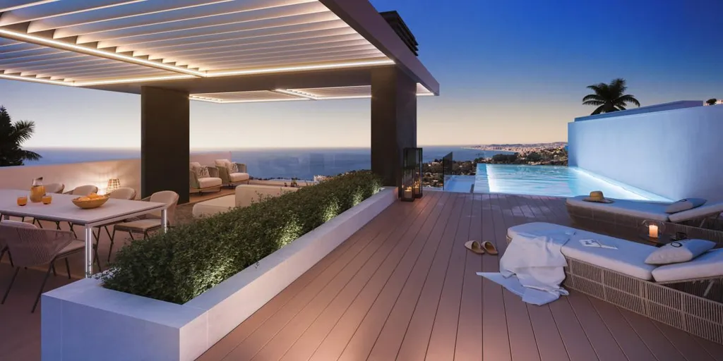 Terrasse - Detached Villa with Sea Views in Benalmádena