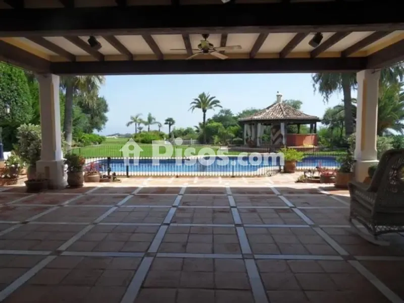 Terrace - Luxury Mansion with Pool near La Quinta