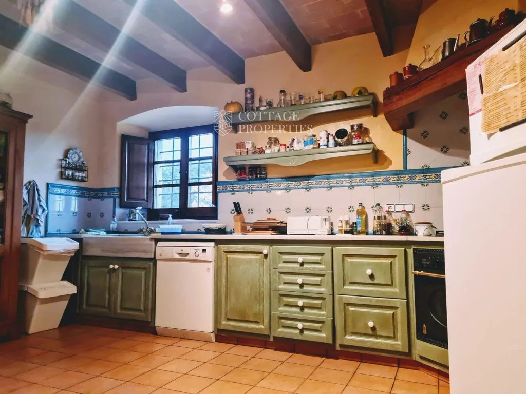 Cucina - Rustic Estate with Masia in Llagostera