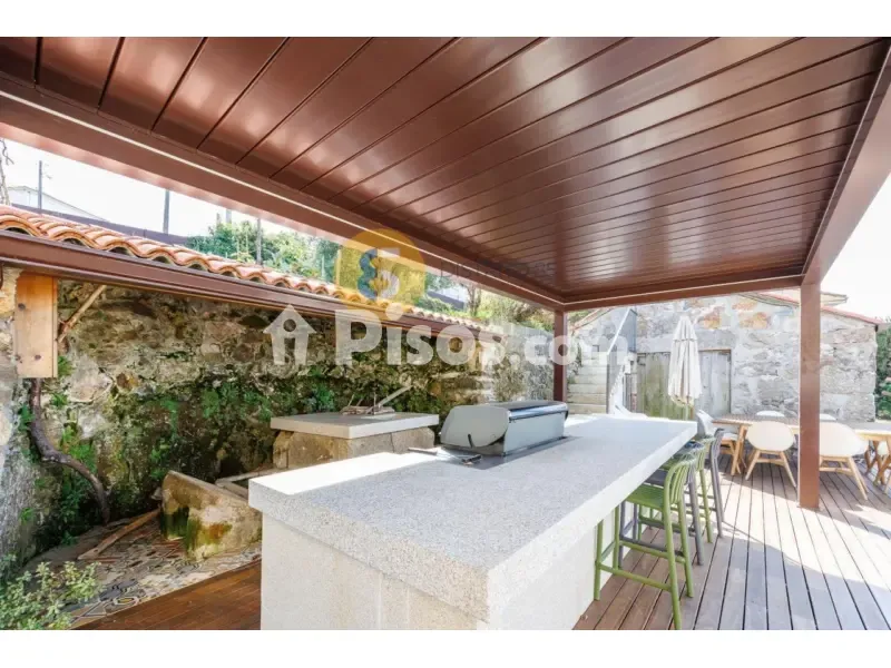 Terrasse - Chalet with Sea Views in Prado, Nigrán