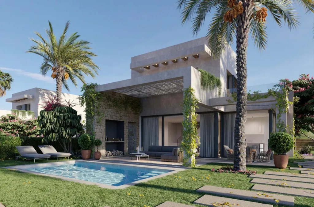 Piscine - Contemporary Villa with Pool in Villaricos