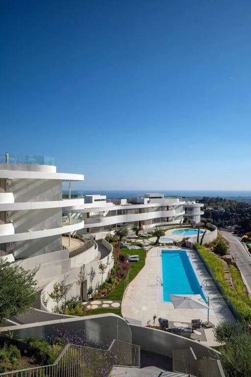 Pool - Luxury Apartment with Sea View in Benahavís