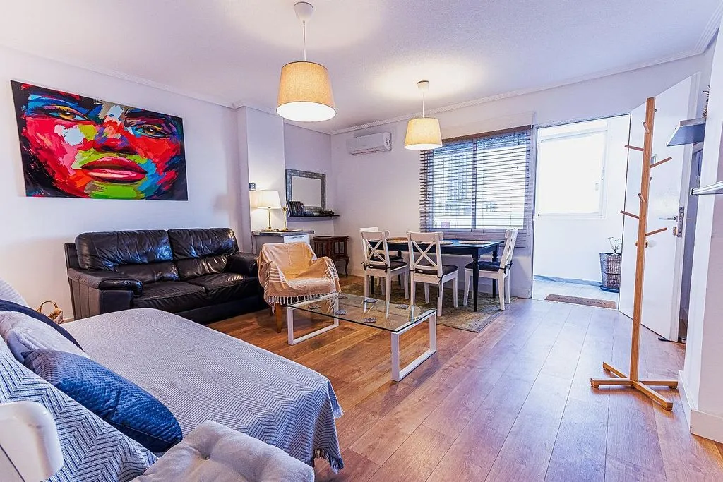 Living Room - Holiday Apartment with Terrace in Torrevieja