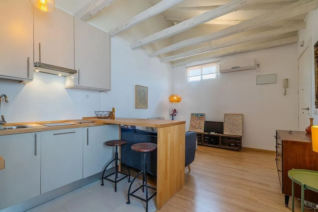 Cucina - Charming Loft with Patio View in Malasaña